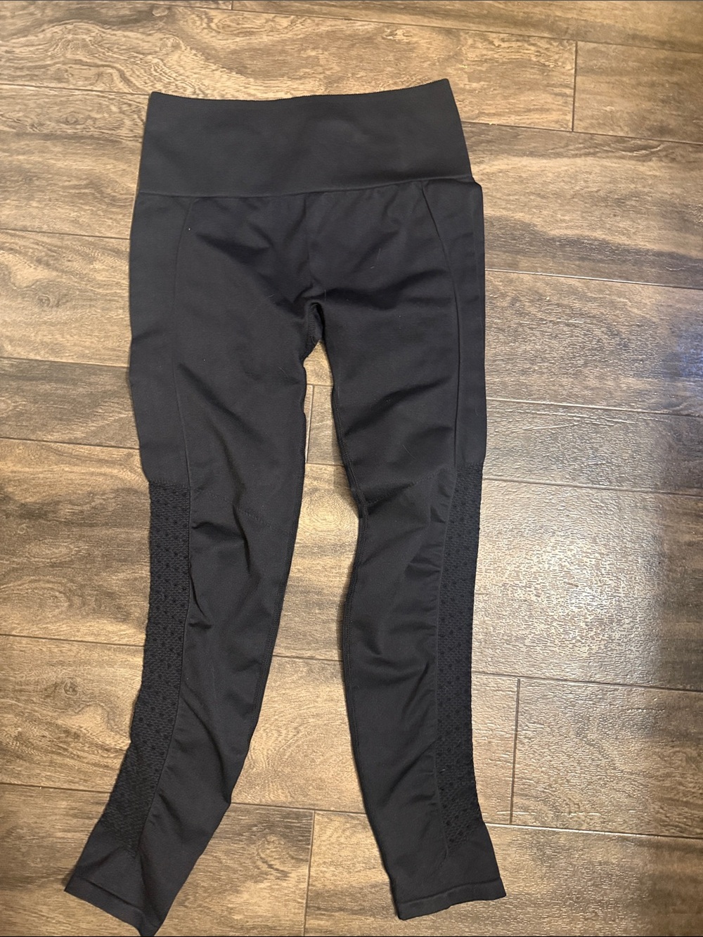 Fabletics Black Activewear Leggings with Logo Tag
